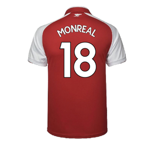 Arsenal 2017-18 Home Shirt (XS) (Very Good) (Monreal 18)_1