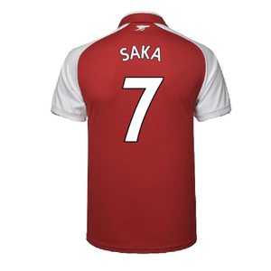 Arsenal 2017-18 Home Shirt (XS) (Very Good) (Saka 7)_1