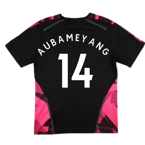 Arsenal 2017-18 Puma Training Shirt (M) (Aubameyang 14) (Mint)_1