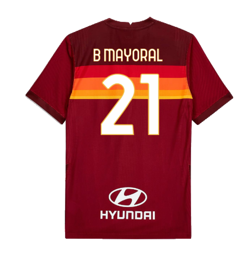 AS Roma 2020-21 Home Shirt (L) (B MAYORAL 21) (BNWT)_1