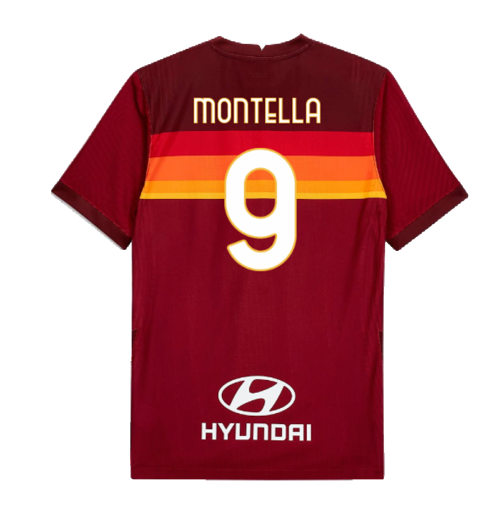 AS Roma 2020-21 Home Shirt (L) (MONTELLA 9) (BNWT)_1