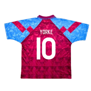 Aston Villa 1990-92 Home Shirt (XL) (Very Good) (Yorke 10)_1