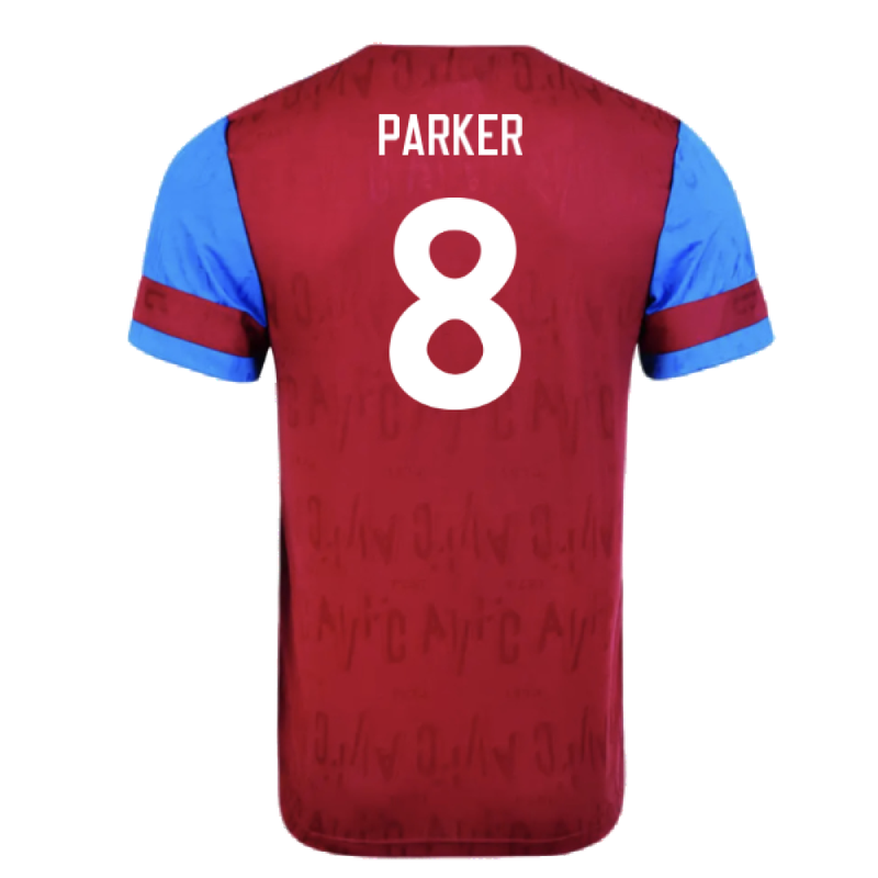 Aston Villa 1992 Home Shirt (XL) (Excellent) (Parker 8)_1