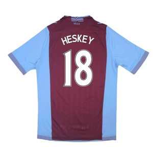 Aston Villa 2013-14 Home Shirt (L) (Very Good) (HESKEY 18)_1