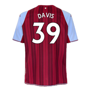 Aston Villa 2021-22 Home Shirt (M) (DAVIS 39) (Excellent)_1