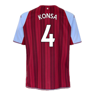 Aston Villa 2021-22 Home Shirt (M) (KONSA 4) (Excellent)_1