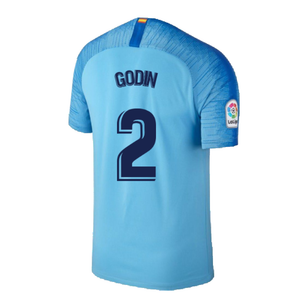 Atletico Madrid 2018-19 Away Shirt (S) (Mint) (Godin 2)_1