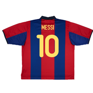 Barcelona 2000-01 Home Shirt (XL) (Very Good) (Messi 10)_1