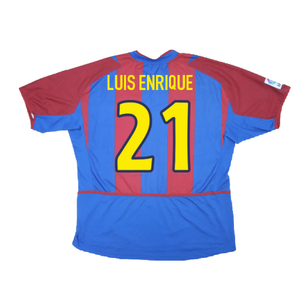 Barcelona 2002-2003 Home Shirt (XL) (Excellent) (Luis Enrique  21)_1