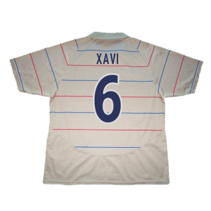 Barcelona 2003-04 Away Shirt (L) (Very Good) (Xavi 6)_1