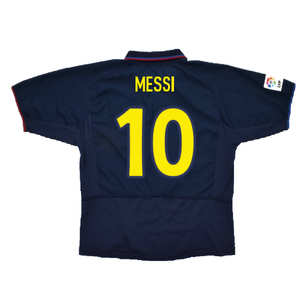 Barcelona 2003-04 Third Shirt (L) (Fair) (Messi 10)_1