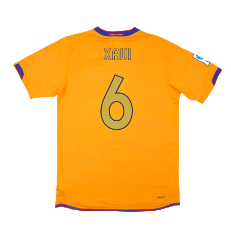 Barcelona 2006-07 Away Shirt (L) (Good) (Xavi 6)_1