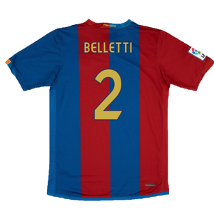 Barcelona 2006-07 Home Shirt (S) (Good) (Belletti 2)_1