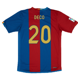 Barcelona 2006-07 Home Shirt (S) (Good) (Deco 20)_1