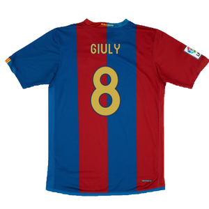 Barcelona 2006-07 Home Shirt (Sponsorless) (Excellent) (Giuly 8)_1