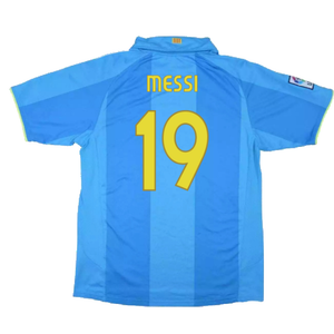 Barcelona 2007-08 Away Shirt (XXL) (Excellent) (Messi 19)_1