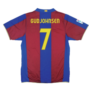 Barcelona 2007-08 Home Shirt (XL) (Excellent) (Gudjohnsen 7)_1