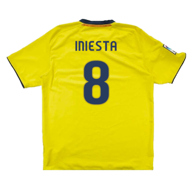 Barcelona 2008-10 Away Shirt (M) (Iniesta 8) (Very Good)_1