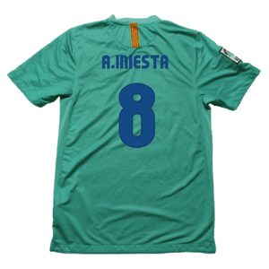 Barcelona 2010-11 Away Shirt (S) (Good) (A.Iniesta 8)_1