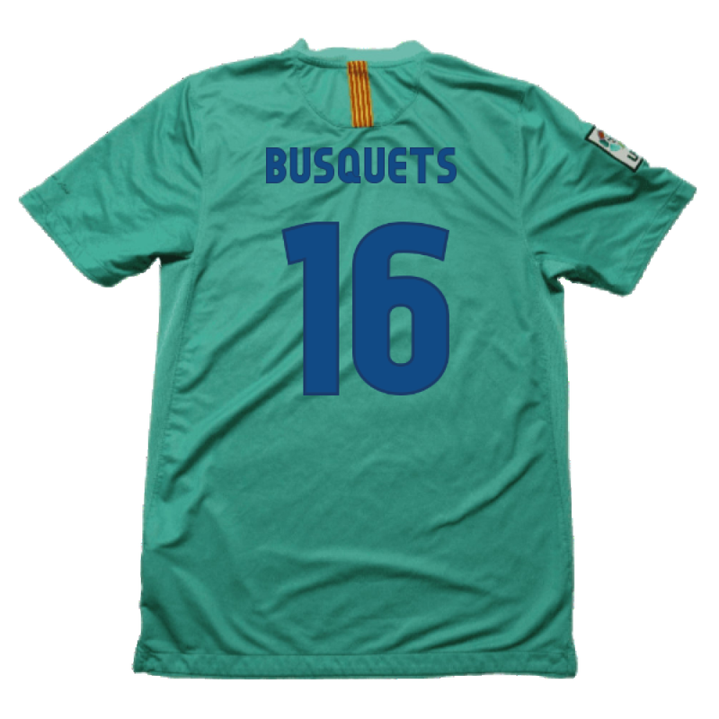 Barcelona 2010-11 Away Shirt (XL) (Very Good) (Busquets 16)_1