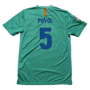 Barcelona 2010-11 Away Shirt (XL) (Very Good) (Puyol 5)_1