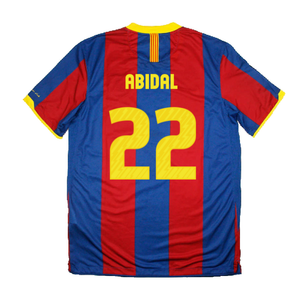 Barcelona 2010-11 Home Shirt (L) (Very Good) (Abidal 22)_1