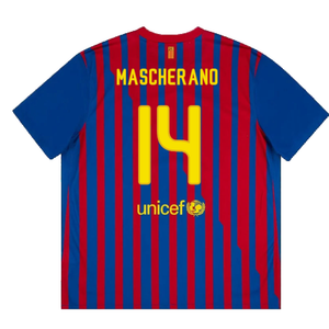 Barcelona 2011-12 Home Shirt (LB) (Good) (Mascherano 14)_1