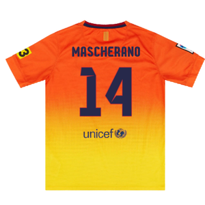 Barcelona 2012-13 Away Shirt (XL) (Very Good) (Mascherano 14)_1