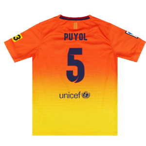 Barcelona 2012-13 Away Shirt (XL) (Very Good) (Puyol 5)_1