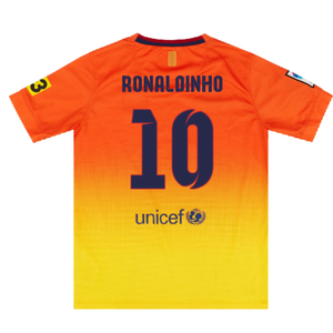 Barcelona 2012-13 Away Shirt (L) (Very Good) (Ronaldinho 10)_1