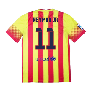 Barcelona 2013-14 Away Shirt (S) (Excellent) (Neymar Jr 11)_1