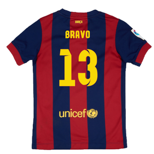 Barcelona 2014-15 home shirt (L) (Mint) (Bravo 13)_1