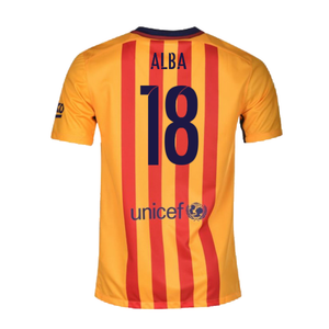 Barcelona 2015-16 Away Shirt (2XL) (Good) (Alba 18)_1