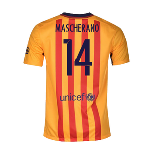 Barcelona 2015-16 Away Shirt (2XL) (Good) (Mascherano 14)_1