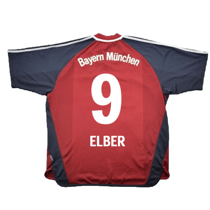 Bayern Munich 2001-02 Home Shirt (S) (Very Good) (Elber 9)