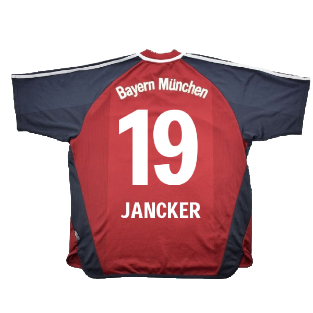 Bayern Munich 2001-02 Home Shirt (S) (Good) (Jancker 19)_1