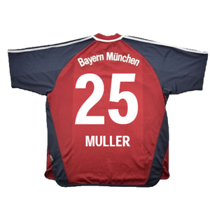 Bayern Munich 2001-02 Home Shirt (S) (Good) (Muller 25)_1