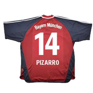 Bayern Munich 2001-02 Home Shirt (S) (Very Good) (Pizarro 14)_1