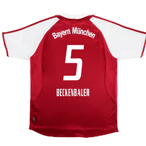 Bayern Munich 2004-05 Home Shirt (XL) (Fair) (Beckenbauer 5)_1