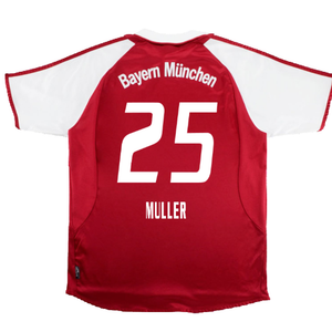 Bayern Munich 2004-05 Home Shirt (XL) (Fair) (Muller 25)_1