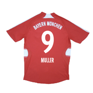 Bayern Munich 2007-09 Home Shirt (M) (Fair) (Muller 9)_1