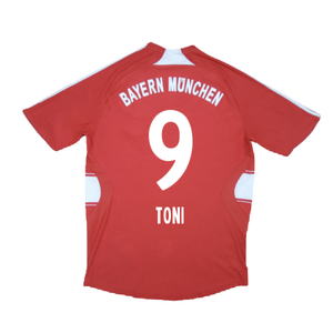 Bayern Munich 2007-09 Home Shirt (M) (Fair) (Toni 9)_1