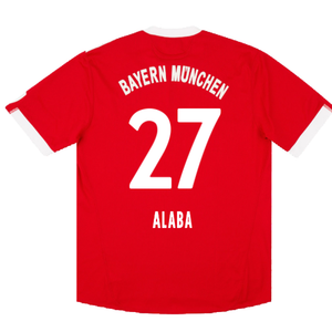 Bayern Munich 2009-10 Home Shirt (XL) (Good) (Alaba 27)_1