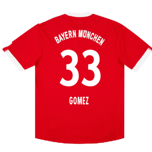 Bayern Munich 2009-10 Home Shirt (M) (Very Good) (Gomez 33)_1