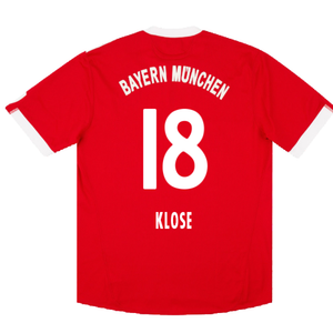 Bayern Munich 2009-10 Home Shirt (XL) (Good) (Klose 18)_1