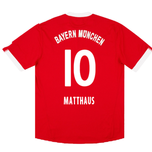 Bayern Munich 2009-10 Home Shirt (Excellent) (Matthaus 10)_1