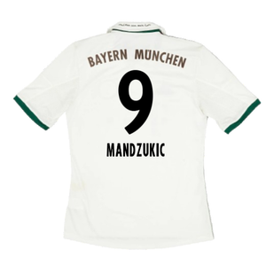 Bayern Munich 2013-14 Away Shirt (XXL) (Good) (Mandzukic 9)_1