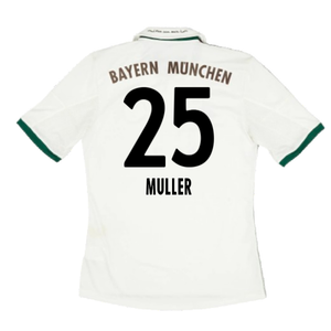 Bayern Munich 2013-14 Away Shirt (XXL) (Good) (Muller 25)_1