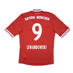 Bayern Munich 2013-14 Home Shirt (Excellent) (Lewandowski 9)_1