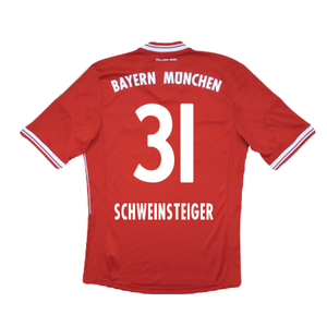 Bayern Munich 2013-14 Home Shirt (Excellent) (Schweinsteiger 31)_1